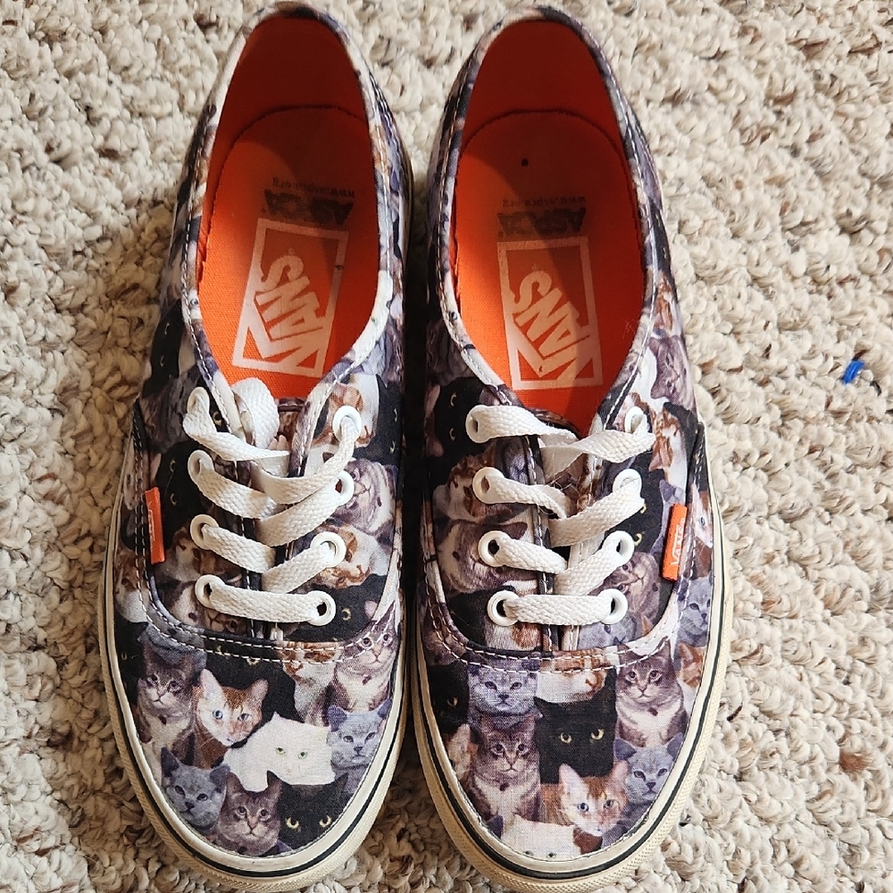 Cat Print ASPCA Vans